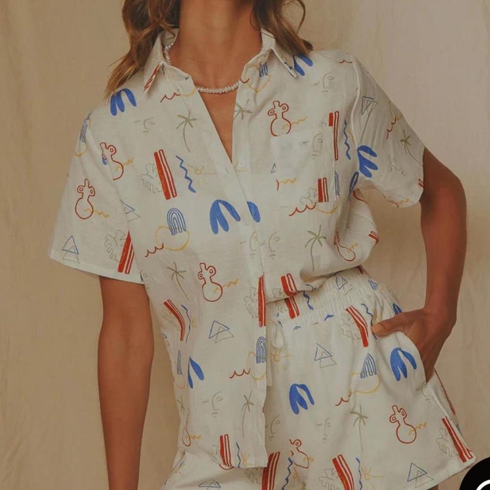 Peppermayo Rue & Raffi Two Piece Linen Set